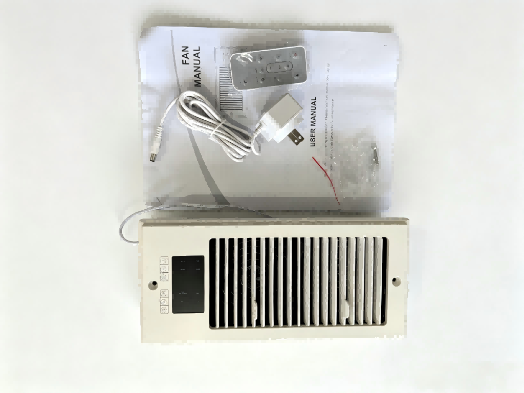 Smart HVAC Register Booster Fan