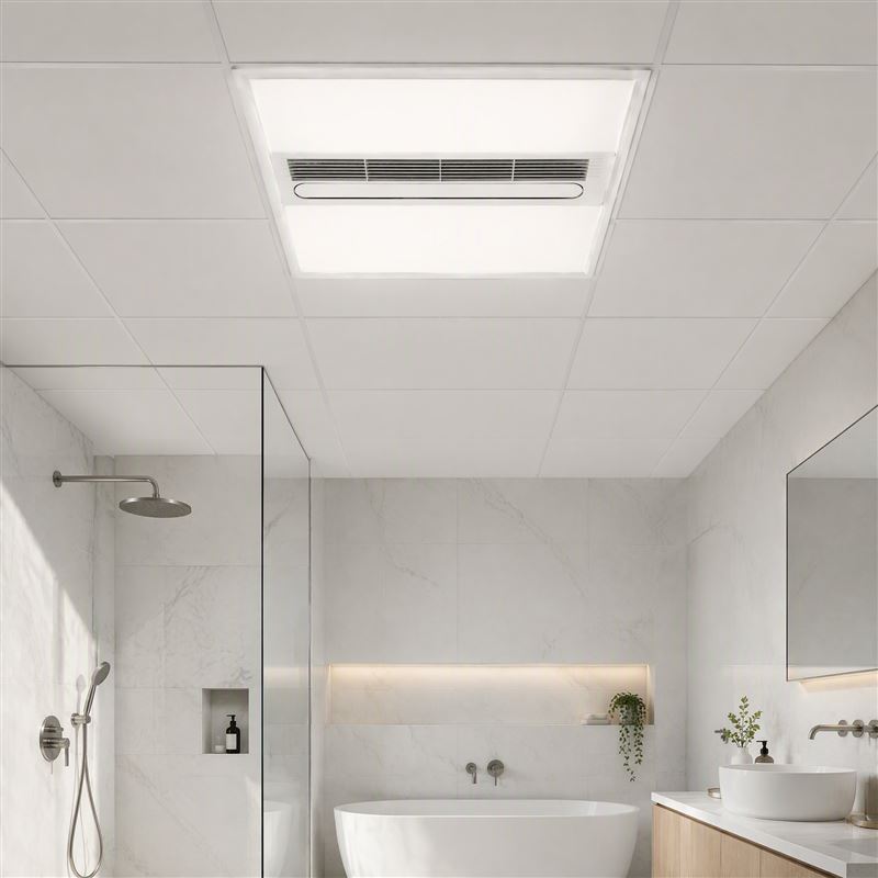 600x600 LED Integrated Ceiling Exhaust Fan